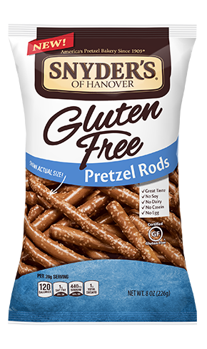 Snyder's of Hanover Gluten Free Pretzel Rods Package