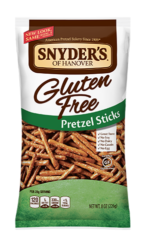 Snyder's of Hanover Gluten Free Pretzel Sticks Package