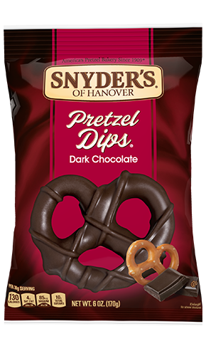 Snyder's of Hanover Pretzel Dips Dark Chocolate 6oz Package