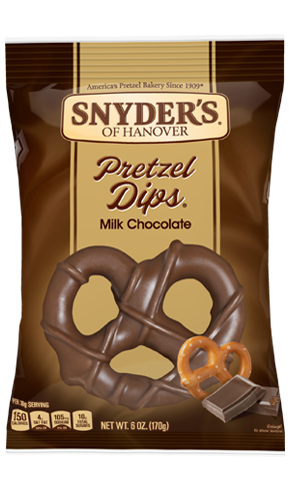 Snyder's of Hanover Pretzel Dips Milk Chocolate 6oz Package